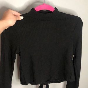 Ribbed Open Back Crop Top - Forever 21